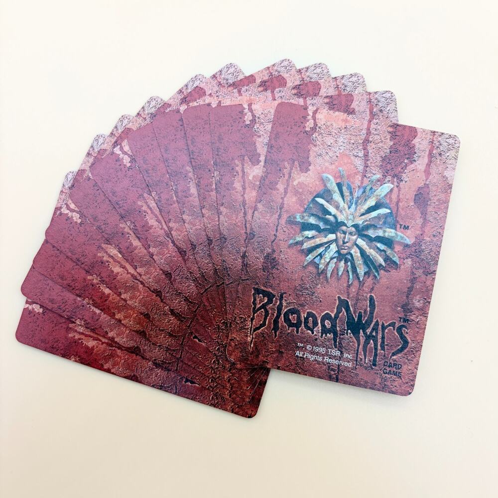 Blood Wars Cards 1995 TSR Factols Factions 11 Card Lot Harp of Stars Rare D&D